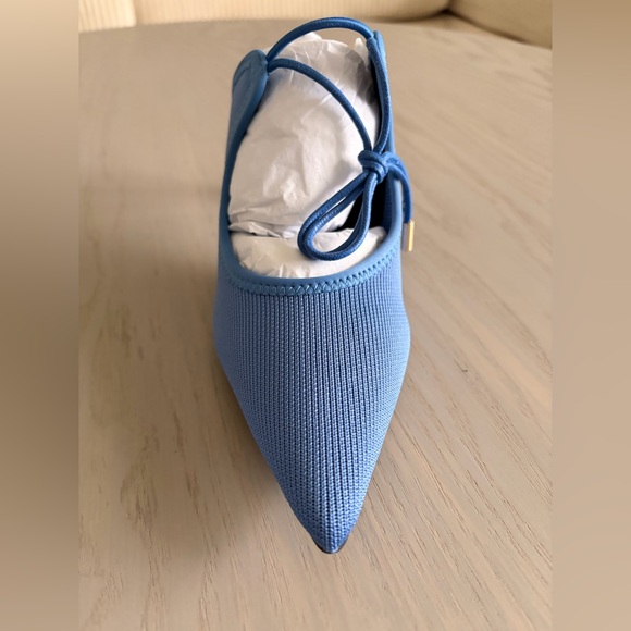 Cozy Island Pointed Toe Woman’s Shoes 3” Heel Size: 7 Blue (P53) - Picture 5 of 9